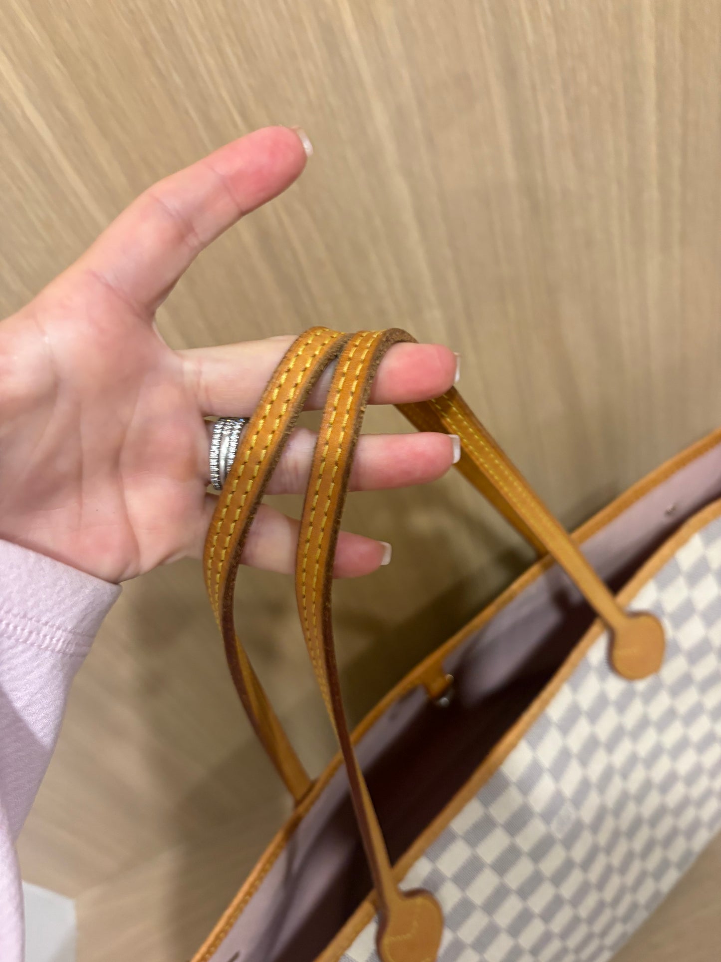 Preloved Louis Vuitton Neverfull MM Azur