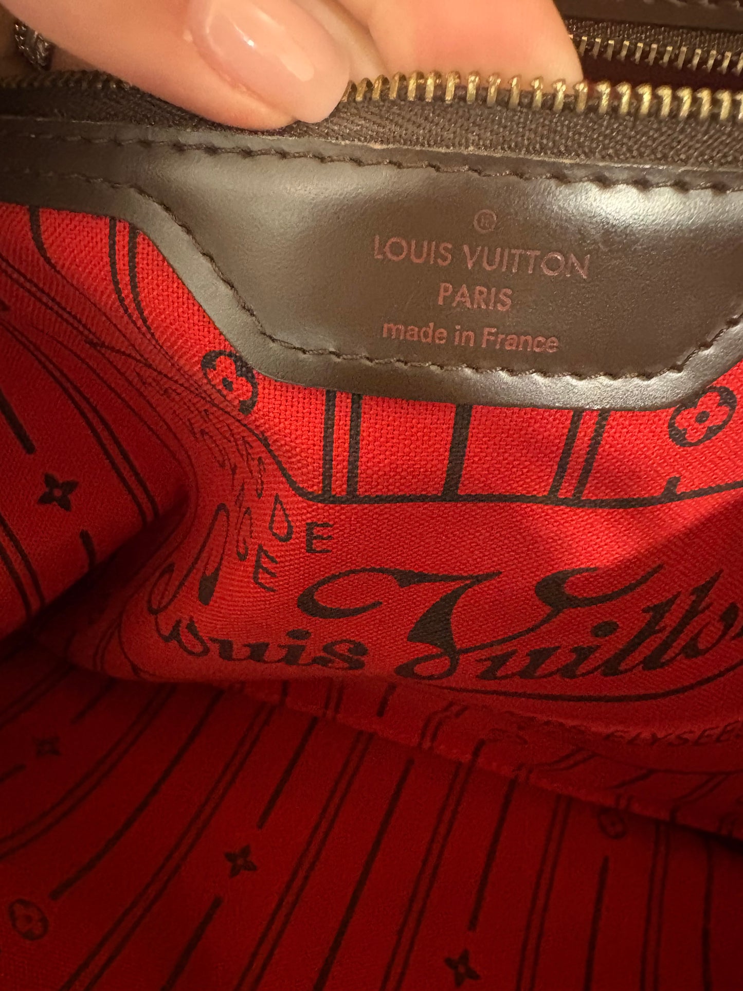 Preloved Louis Vuitton Neverfull MM DE