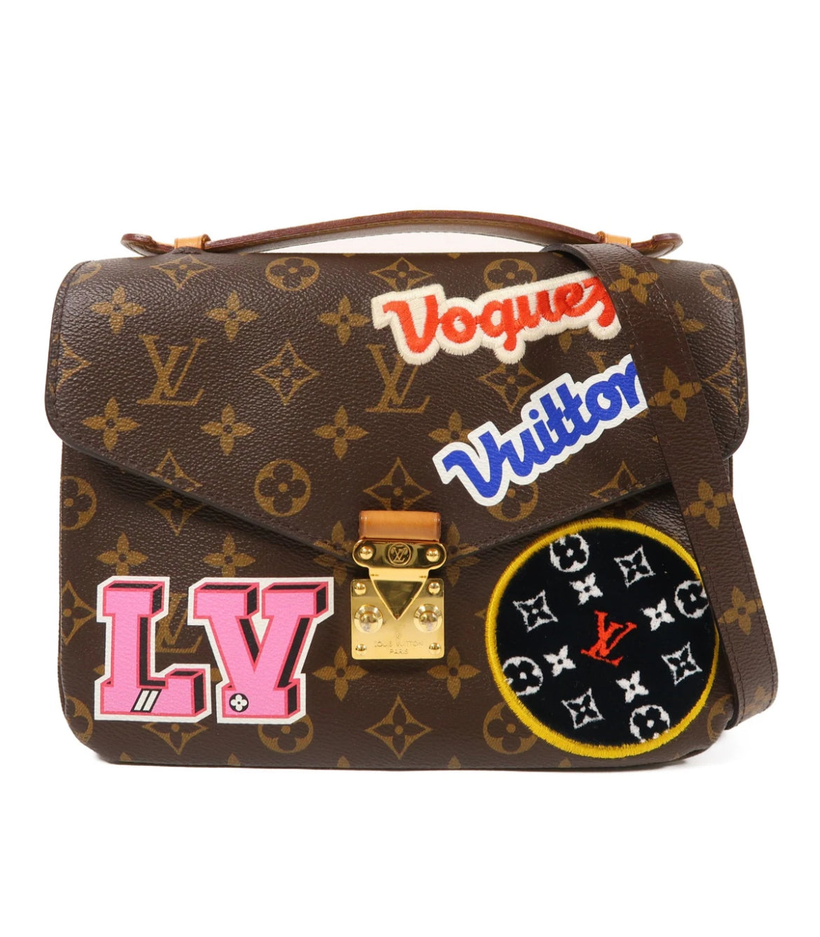 Authentic Monogram Patches Pochette Métis