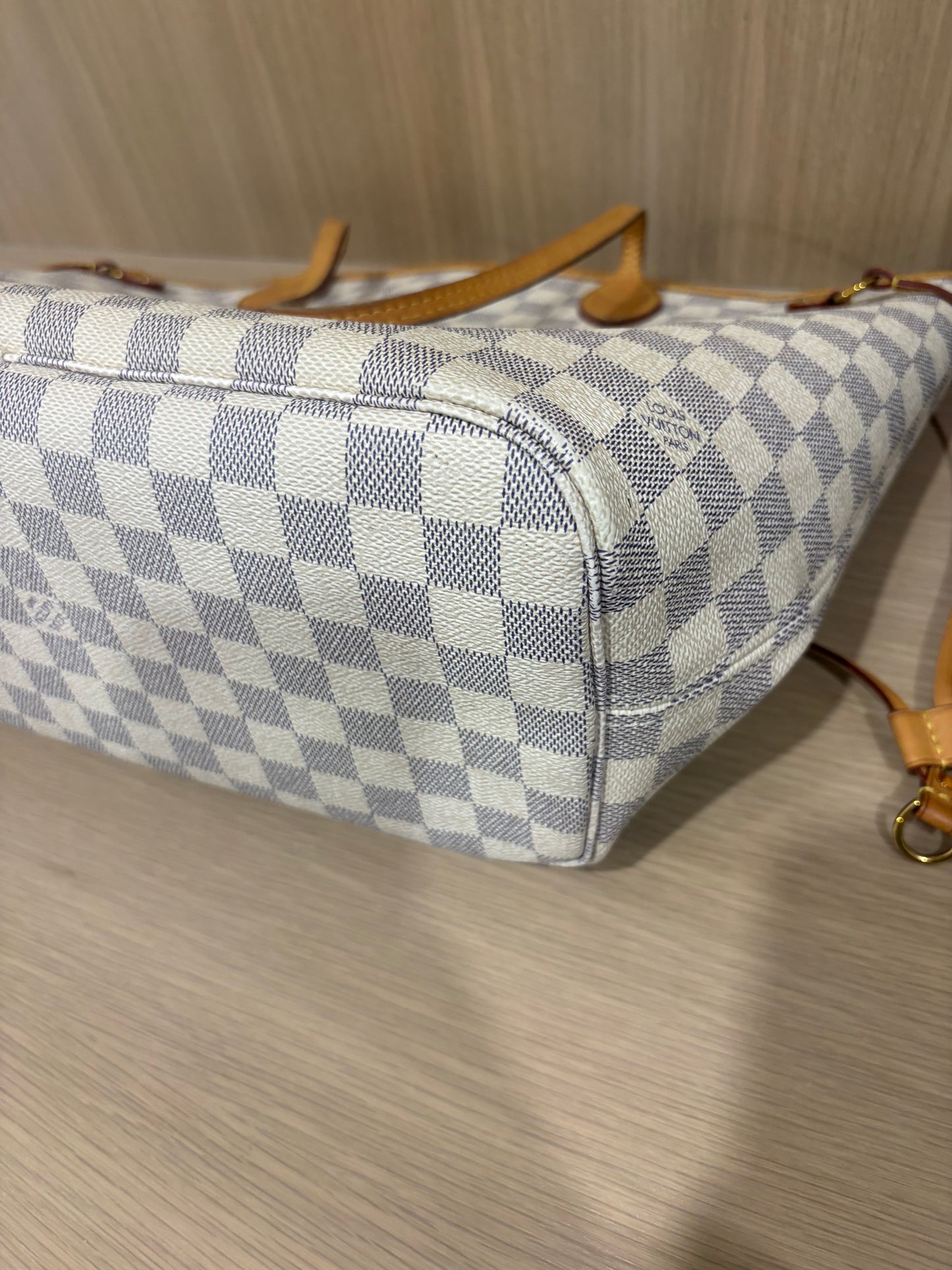 Preloved Louis Vuitton Neverfull MM Azur