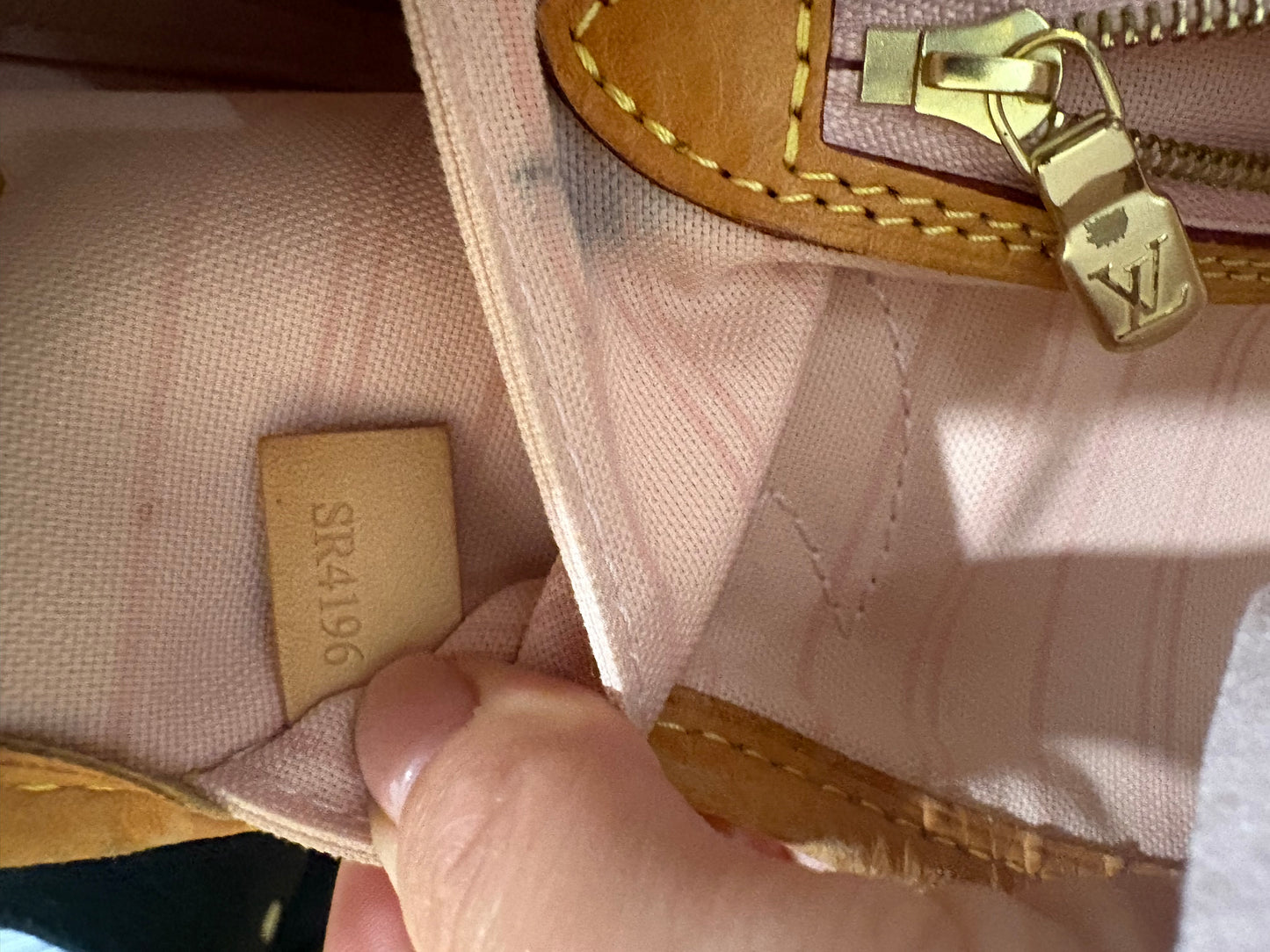 Preloved Louis Vuitton Neverfull MM Azur