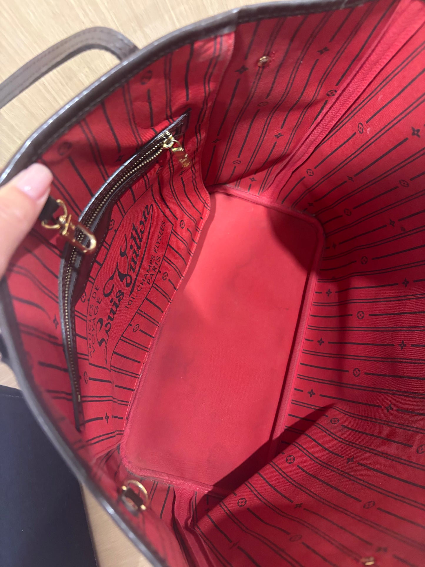 Preloved Louis Vuitton Neverfull MM DE