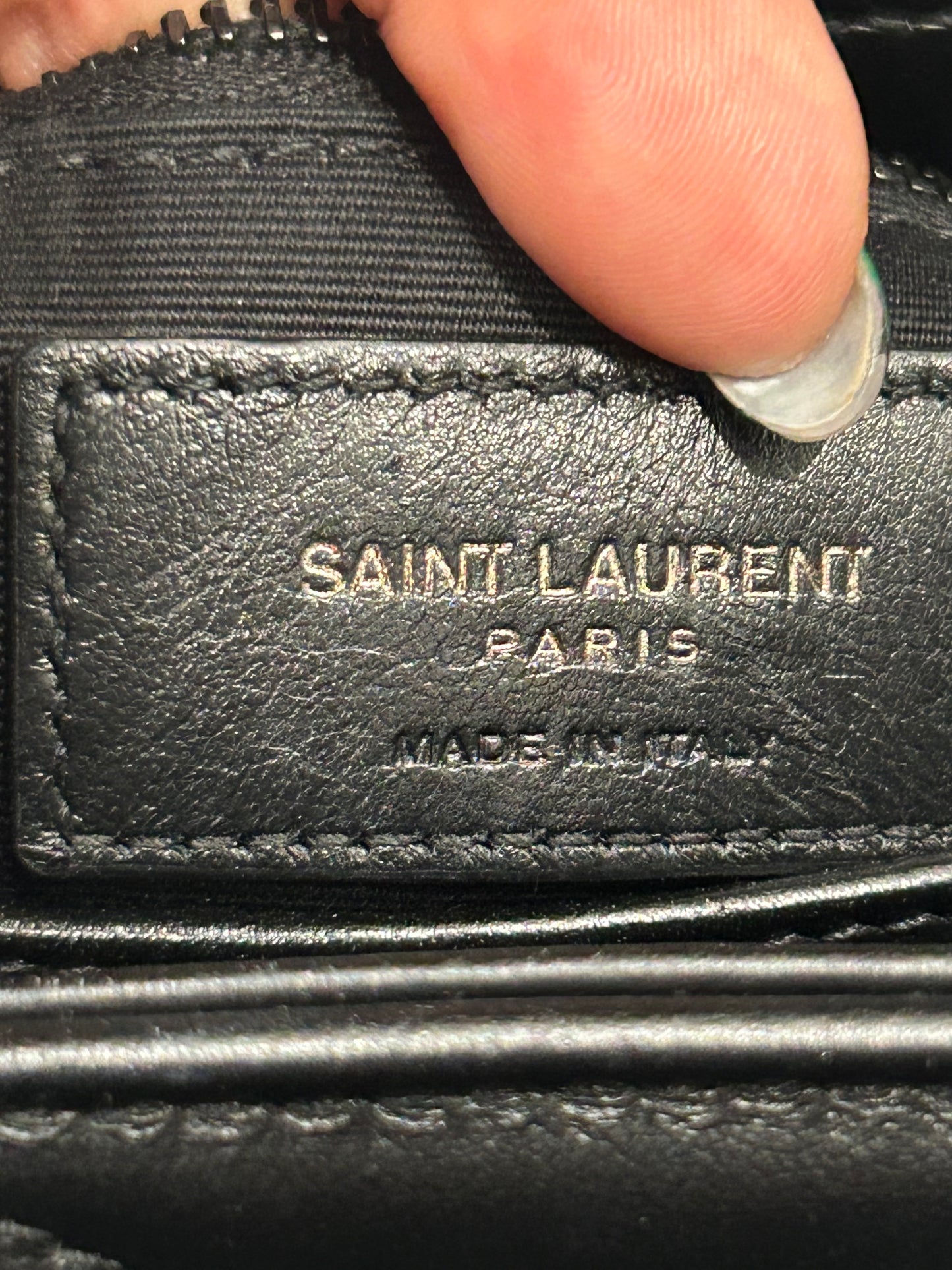 Excellent Condition preloved YSL Toy Lou Lou Black