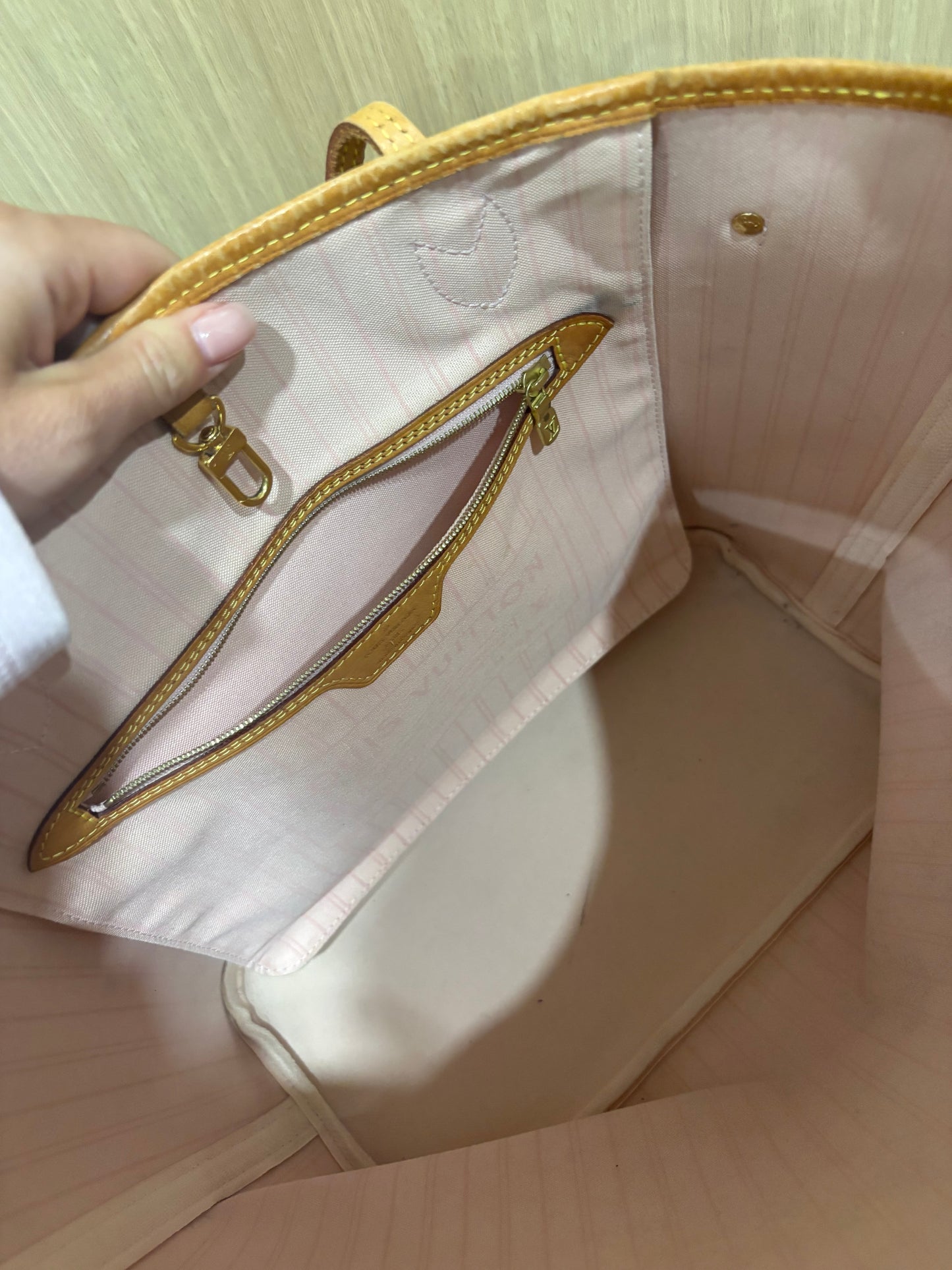 Preloved Louis Vuitton Neverfull MM Azur