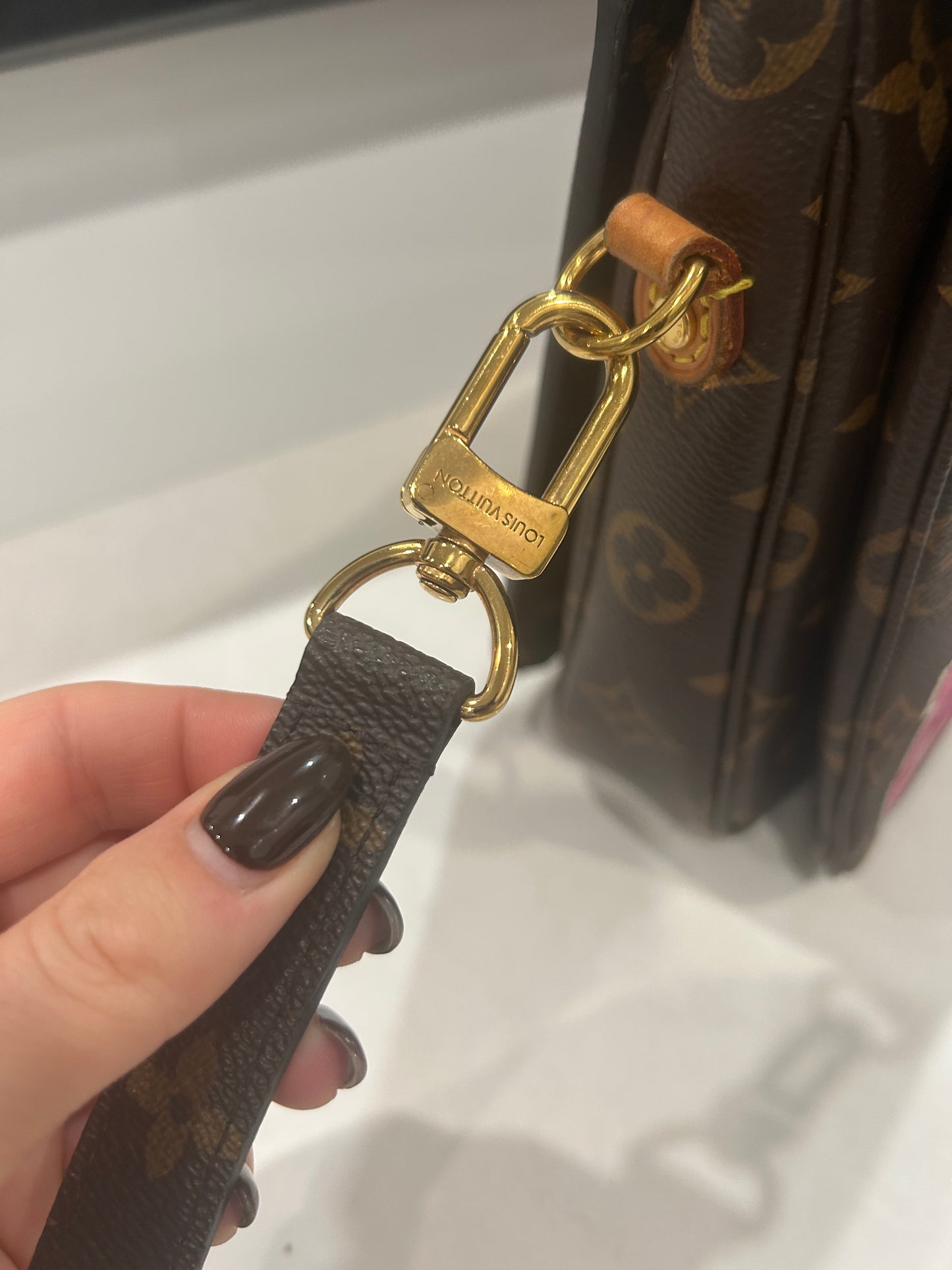 Authentic Monogram Patches Pochette Métis