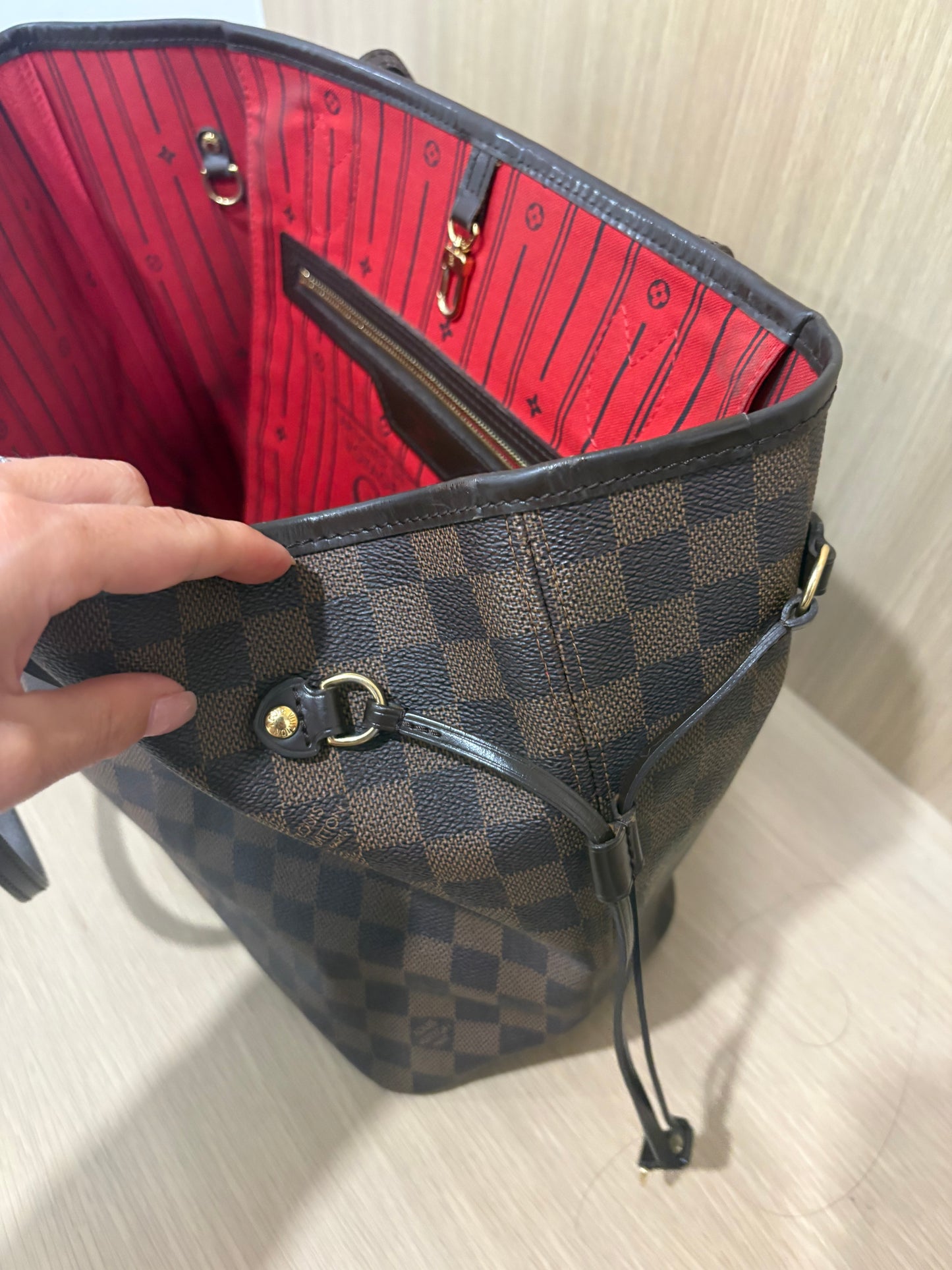Preloved Louis Vuitton Neverfull MM DE