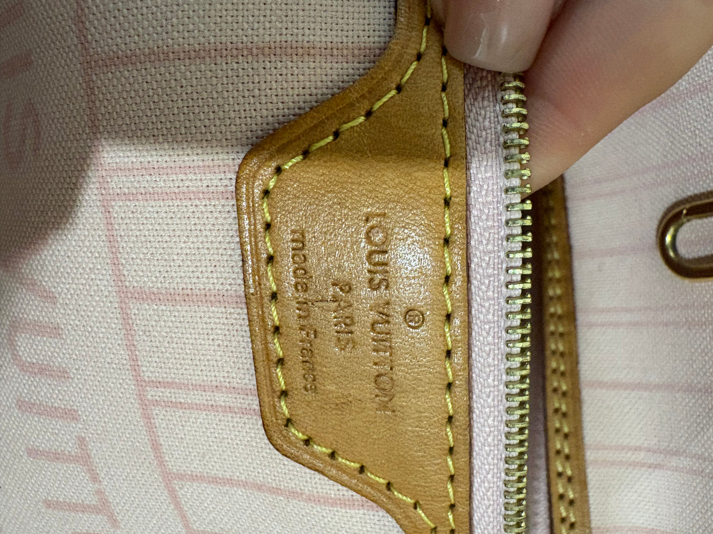 Preloved Louis Vuitton Neverfull MM Azur