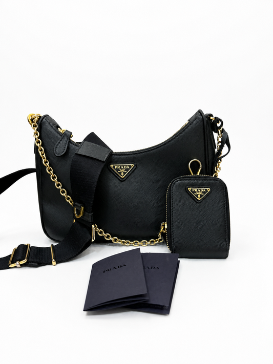 Prada Re edition Saffiano Leather