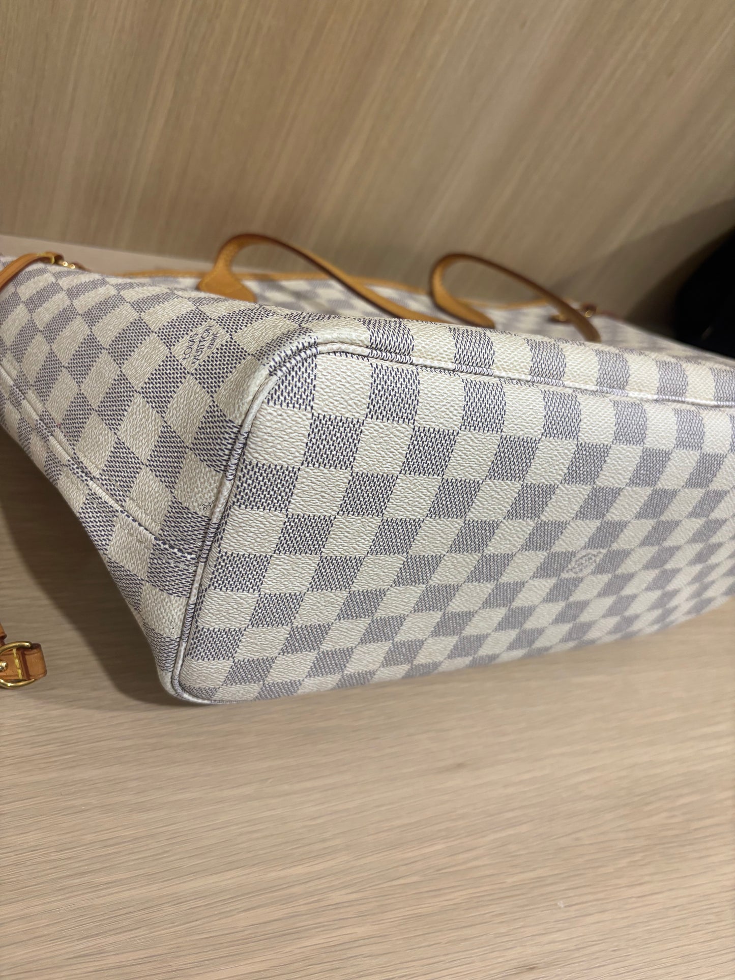 Preloved Louis Vuitton Neverfull MM Azur
