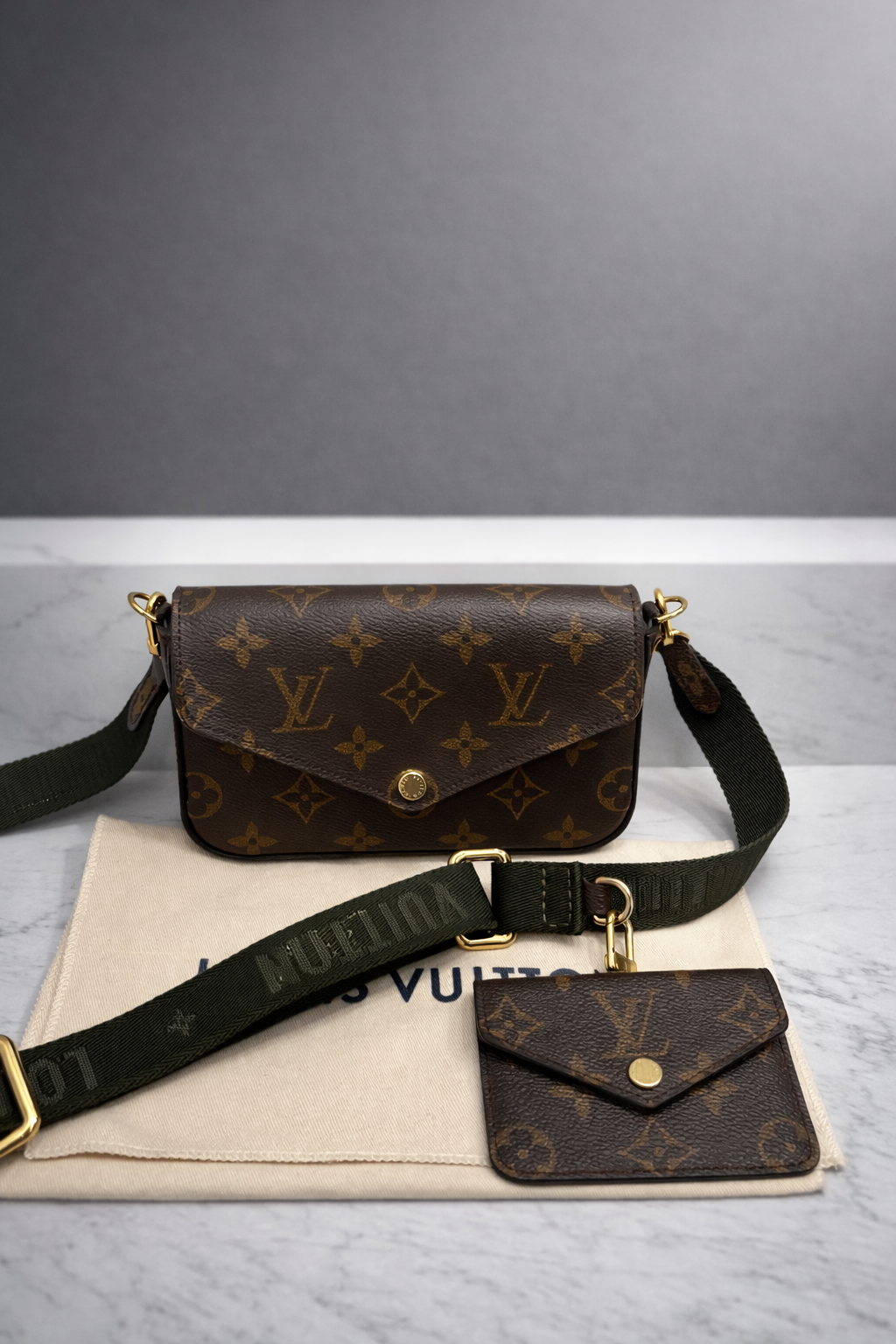Preloved Louis Vuitton Felicie Strap & Go