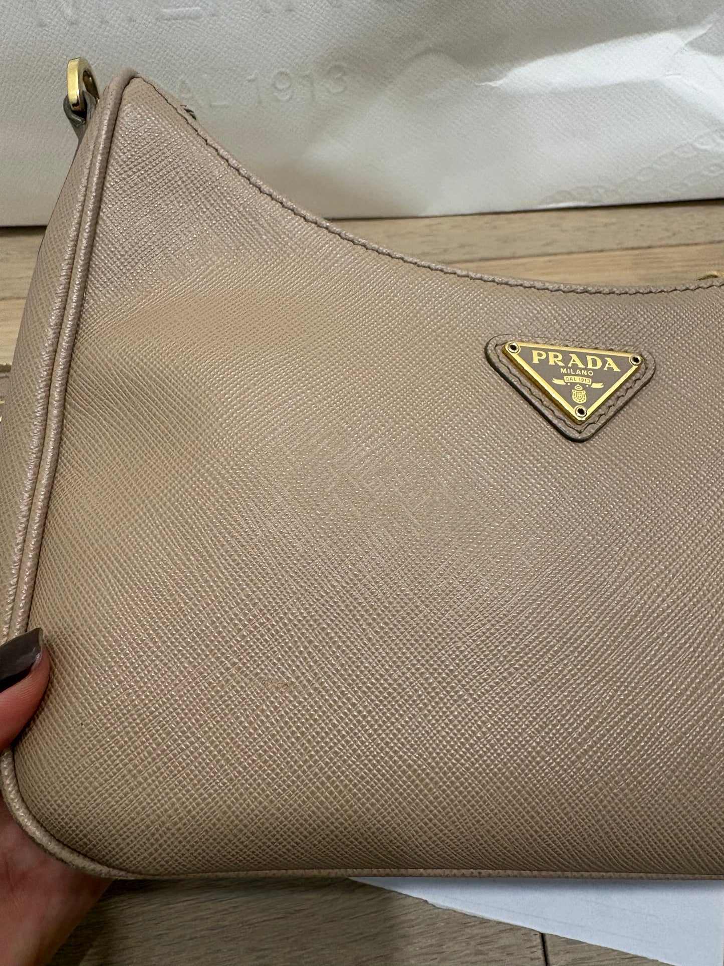 Preloved Prada Re Edition Saffiano Leather