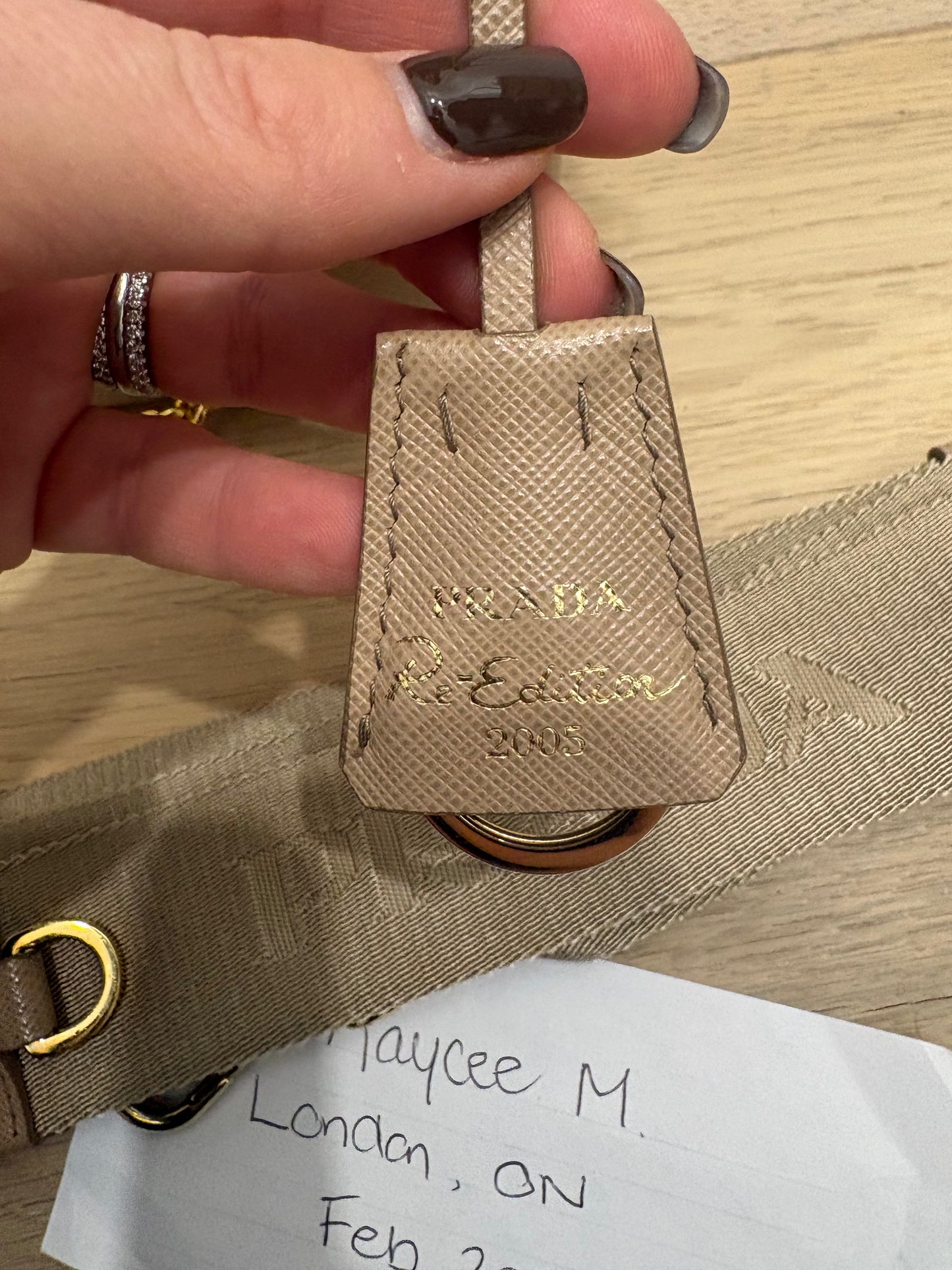 Preloved Prada Re Edition Saffiano Leather